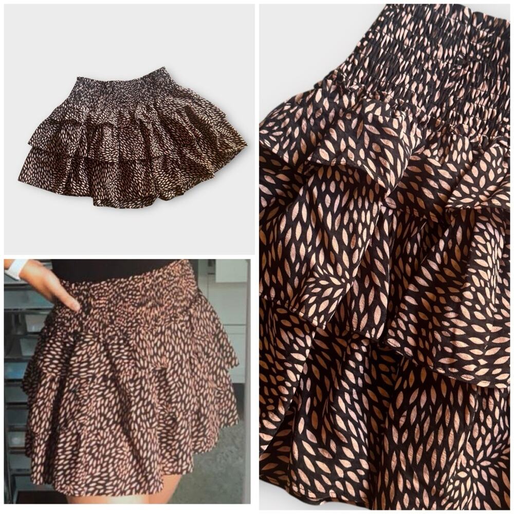 Love for Humanity Couture tiered mini skirt, size XL